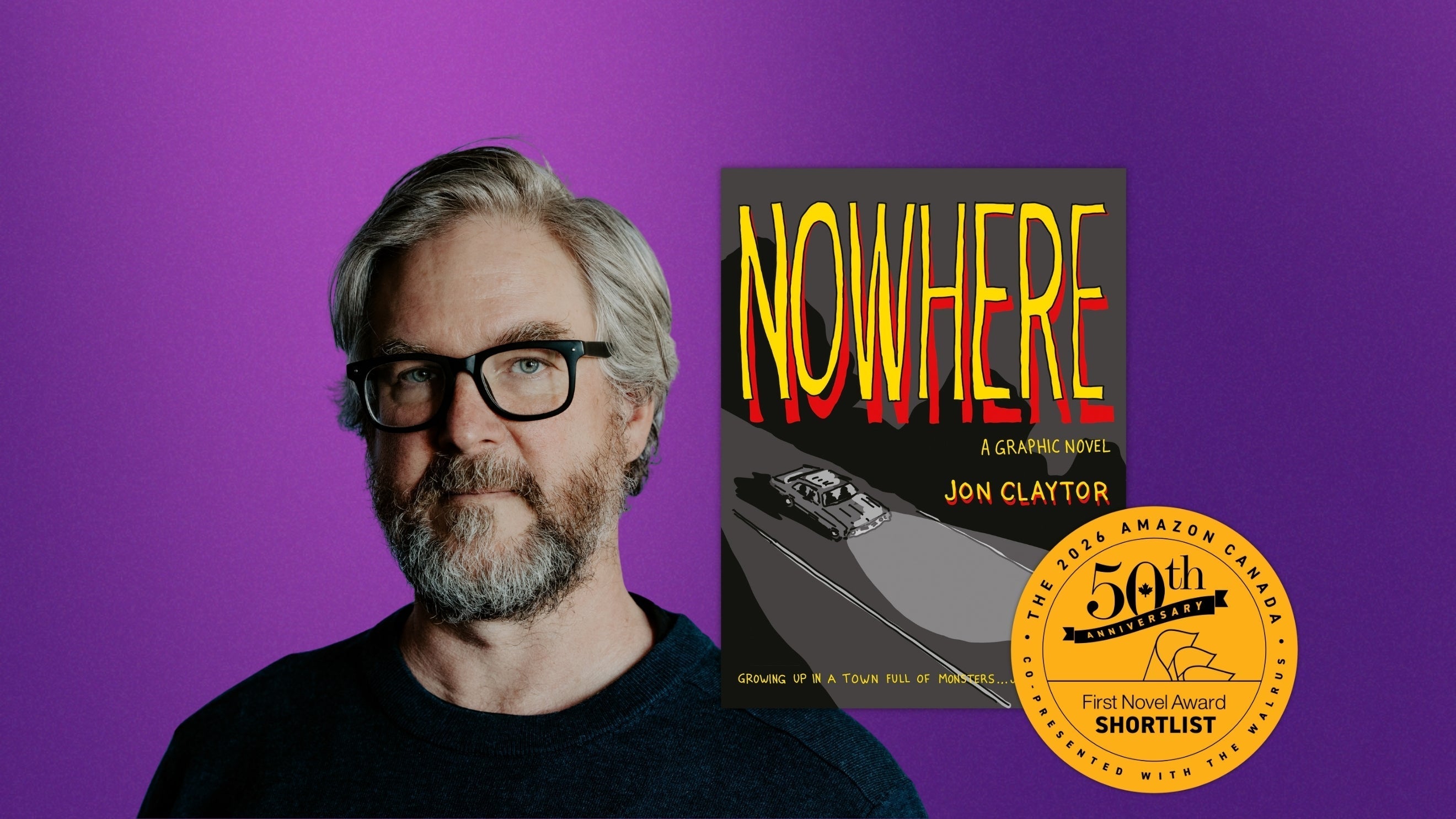 Nowhere Shortlisted for 2026 Amazon Canada First Novel Award