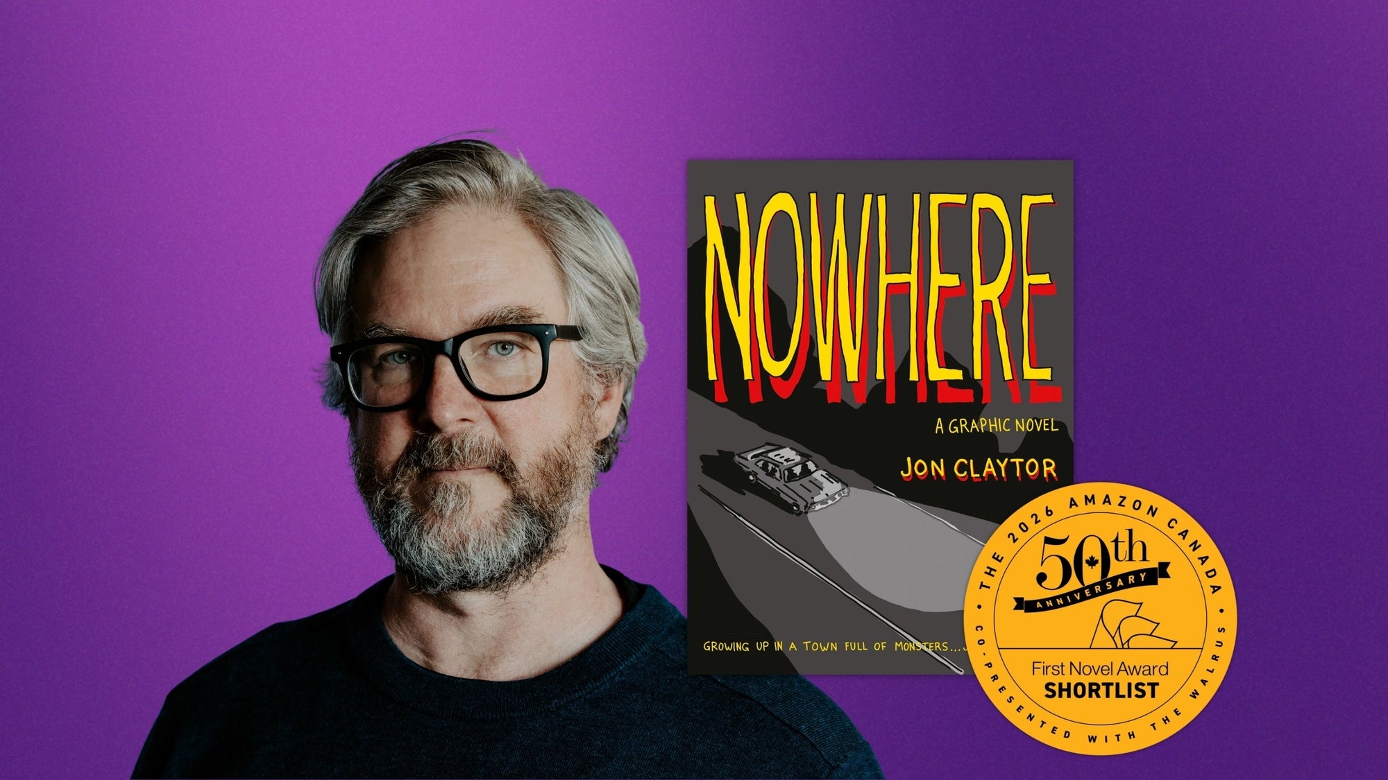 Nowhere Shortlisted for 2026 Amazon Canada First Novel Award