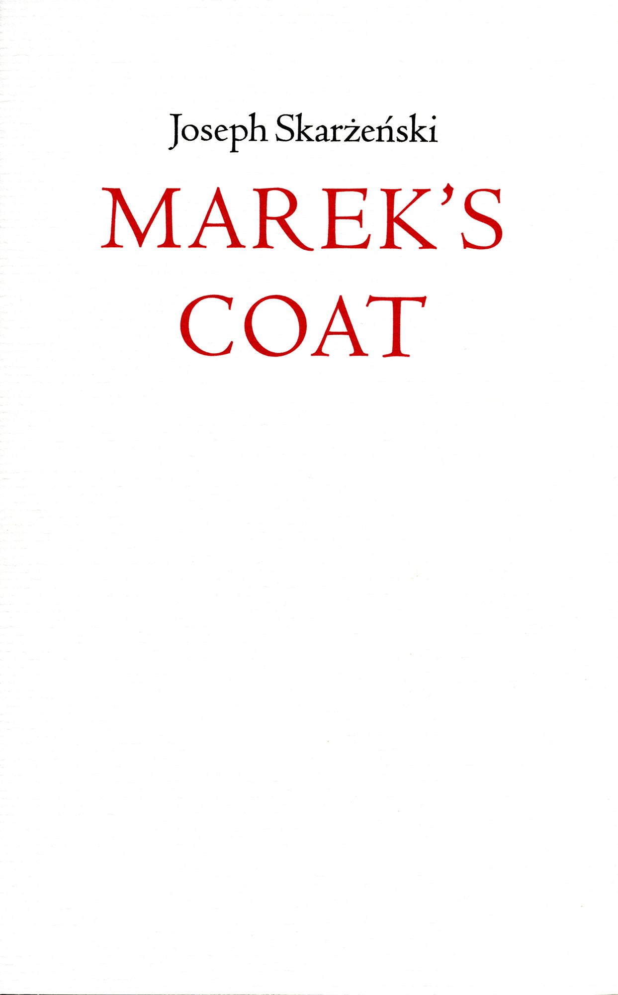 Marek's Coat