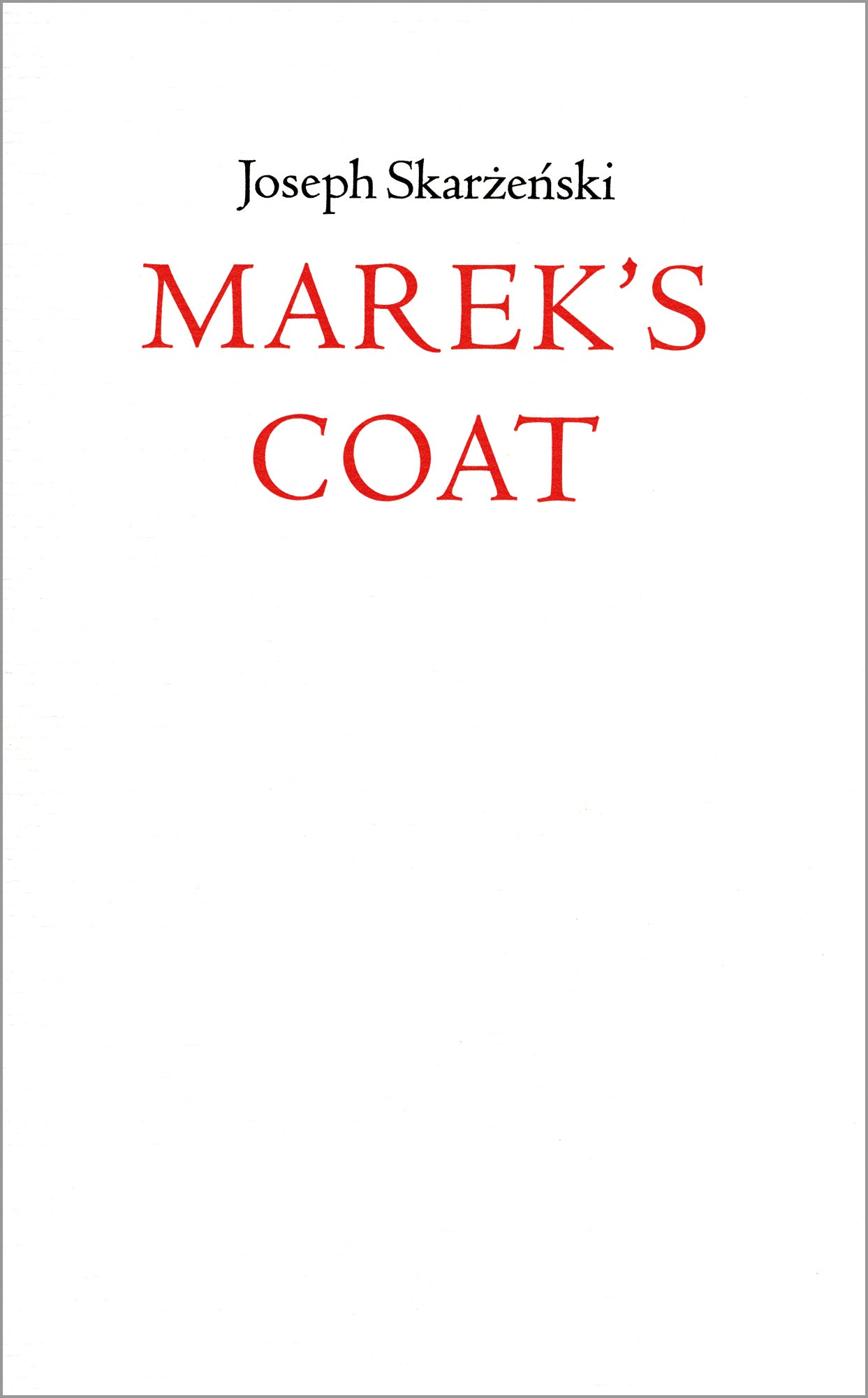 Marek's Coat