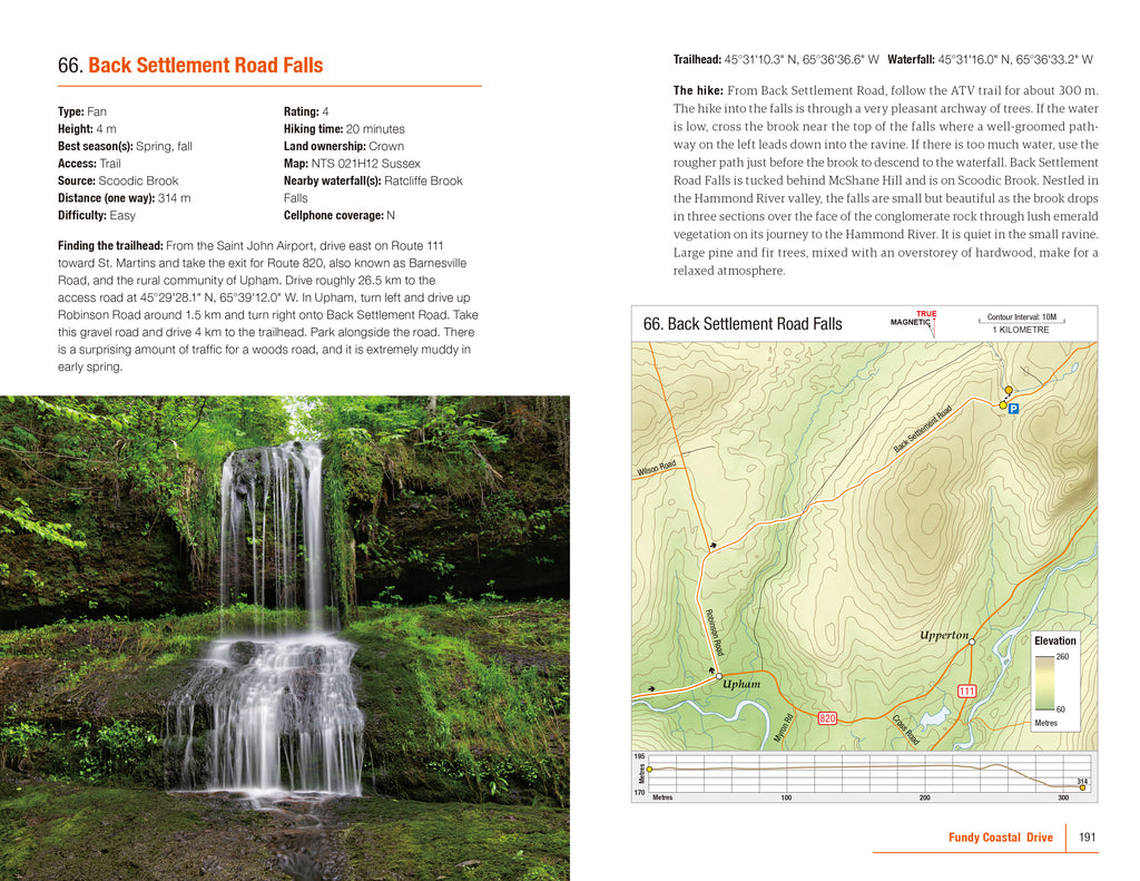 Waterfalls of New Brunswick: A Guide, 2nd Edition